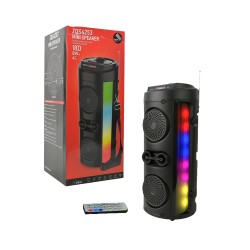 Coluna Sem Fio Portátil Sing-e ZQS4253 com Controle Remoto Preto